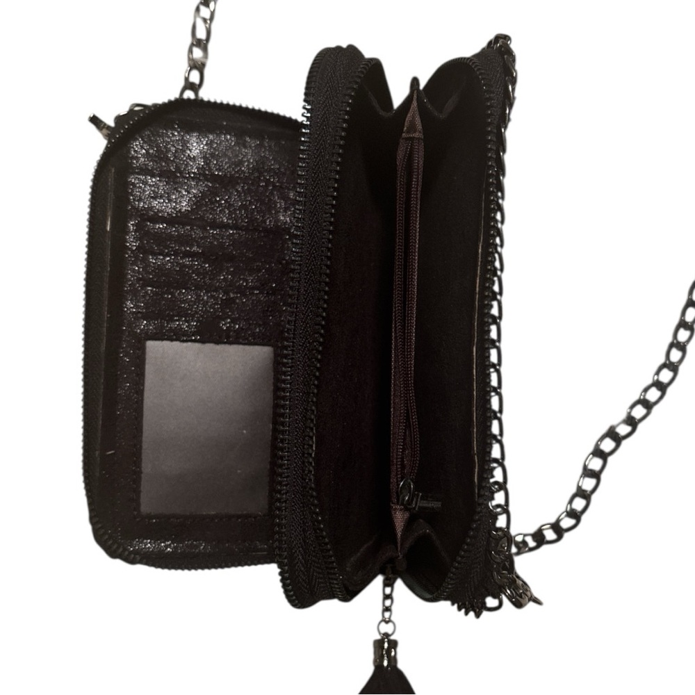 Elegant Black Chain Strap Women's Bag - Picture 4 of 5
